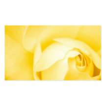 Geel nam bloem bloemenzaken of profielkaart toe visitekaartjes sjabloon