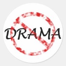 Geen Drama Sticker