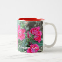 Geen # HoesMok van 2 Toon 7. Bloemen. Montana "