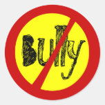Geen intimideer Anti intimideren de Sticker van de