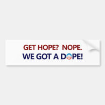 Geen Sticker van de Bumper van de Hoop Bumperstickers