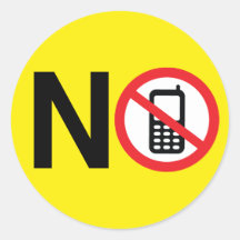 Geen Sticker van de Telefoons van de Cel
