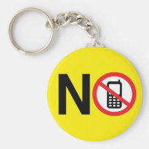 Geen Streek Keychain van de Telefoon Sleutel Hanger