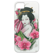 "Geisha de mante " Coque iPhone 5 Case-Mate