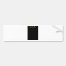 gek bumpersticker