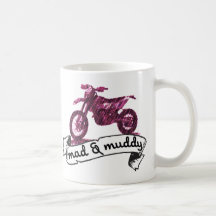 Gek & het modderige team van de motorfiets bekers