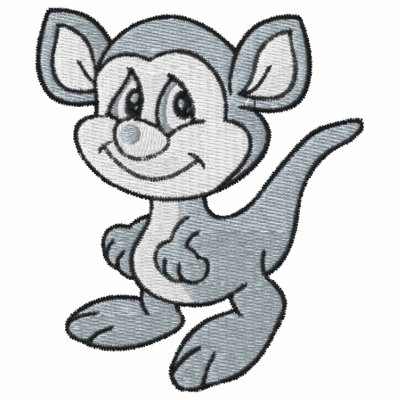 Gekke Paarse Kangoeroe Polo Shirt