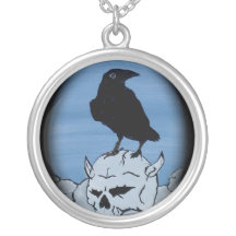 gekke robot nevermore persoonlijke ketting