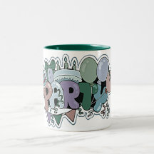 Gekleurde Partij Koffie Beker