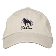 Gekrabbeld Boston Geborduurde Petten
