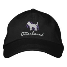 Gekrabbelde Otterhound Baseball Cap