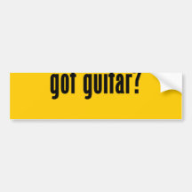 gekregen gitaar? bumpersticker