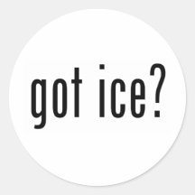 gekregen ijs? stickers