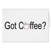 Gekregen Koffie Kaart