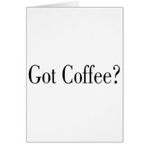 Gekregen Koffie? Wenskaarten