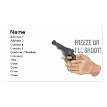 Gel ou pousse malade cartes de visite personnelles