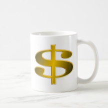 Geld -- De Dollar van de V.S. Koffie Mok