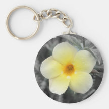Gele Bloem Sleutel Hanger