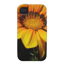 Gele Bloem Vibe iPhone 4 Cover
