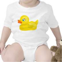 Gele RubberEend T Shirts