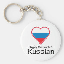 Gelukkig Gehuwd aan een Rus Sleutelhangers