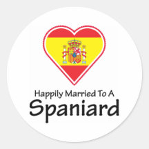 Gelukkig Gehuwd aan een Spanjaard Stickers
