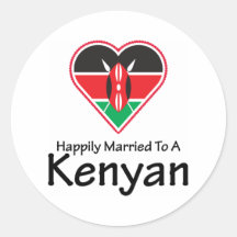 Gelukkig Gehuwde Keniaan Sticker