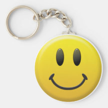 Gelukkig Gezicht Smiley Sleutel Hangers