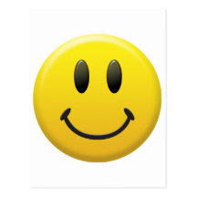 Gelukkig Gezicht Smiley Wens Kaart