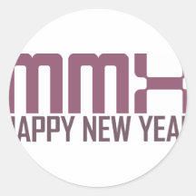 Gelukkig Nieuwjaar 2010 (MMX) Sticker