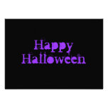 Gelukkig Purper Halloween, uitnodigingen