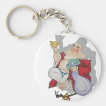 Gelukkige Boedha Keychain Sleutel Hanger
