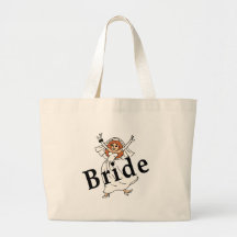 Gelukkige Bruid Canvas Tassen