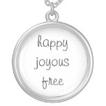 gelukkige joyous vrij persoonlijke ketting