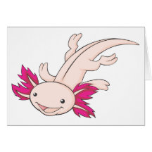 Gelukkige Mexicaanse Axolotl Kaarten