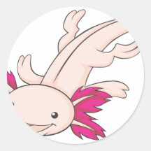 Gelukkige Mexicaanse Axolotl Sticker