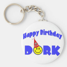Gelukkige Verjaardag Dork Sleutelhangers