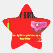 Gelukkige Verjaardag Sticker