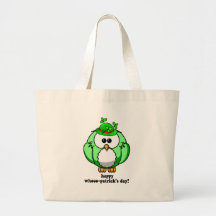 gelukkige whooo patricks dag canvas tas