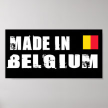 Gemaakt in België Poster