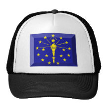 Gemme de drapeau de l'Indiana Casquette