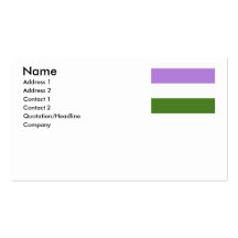 GENDERQUEER ORIGINELE VLAG - .PNG VISITEKAARTJES