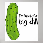 Genre de pickle à l'aneth d'affaire affiches