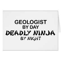 Géologue Ninja mortel par nuit Cartes
