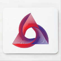 Geometrisch geometric line art mousepad