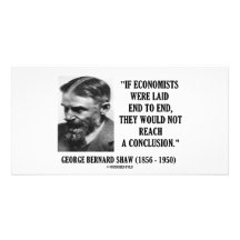 George des économistes de B. Shaw I'étendait pas l Cartes De Vœux Avec Photo