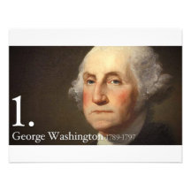 George Washington Invitation Personnalisable