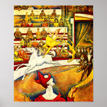 Georges Seurat - The Circus - Le Cirque Posters