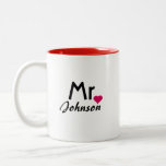 Gepersonaliseerd M. de helft van de mokreeks van M