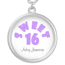 Gepersonaliseerd Paars Zoet Ketting 16